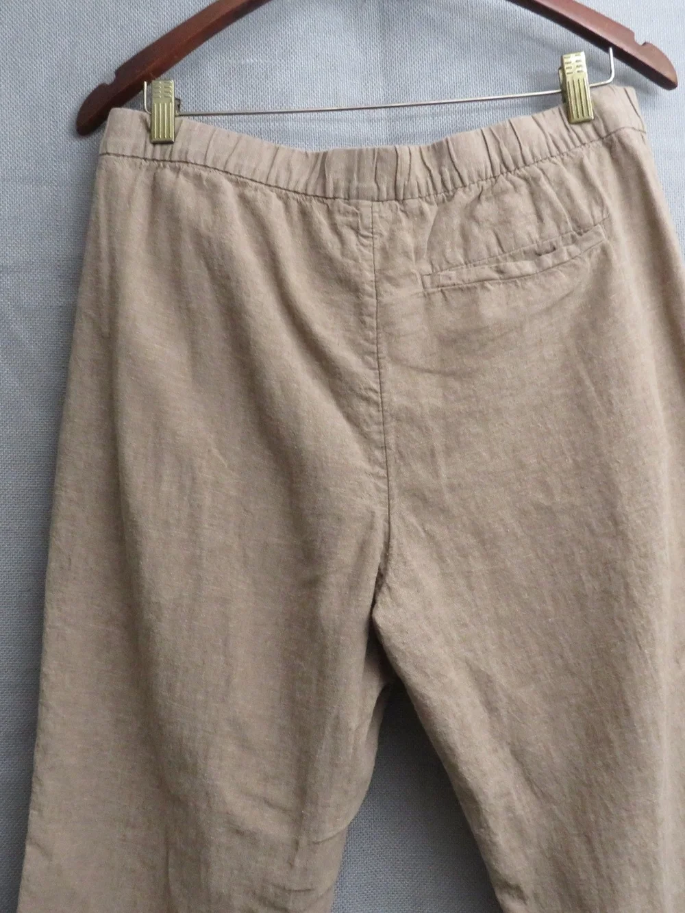 H&M Men's Drawstring Chinos in Light Taupe